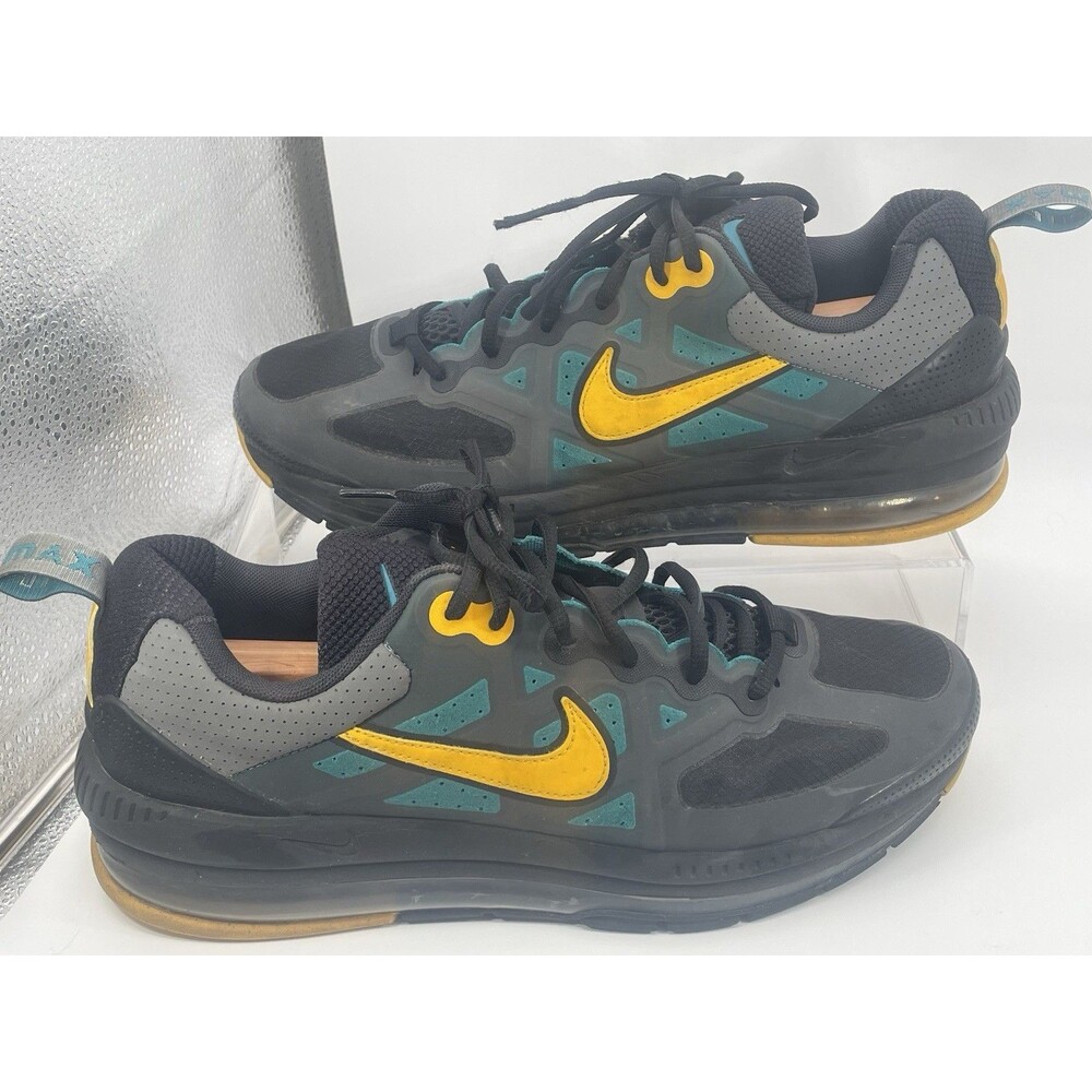 Nike Air Max Genome Black Teal Gold Running Shoes Men’s Size 11 DC9410-002
